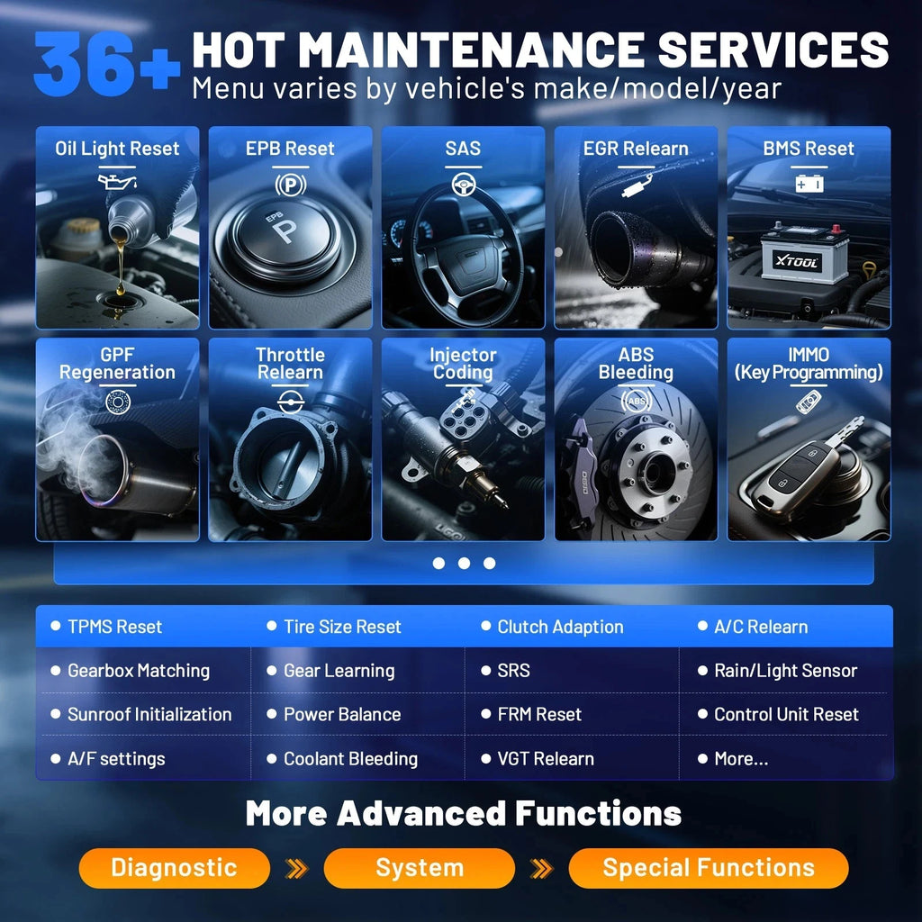 XTOOL D7 BT Bluetooth Diagnostic Scanner ECU Coding Bi-Directional CAN FD DoIP