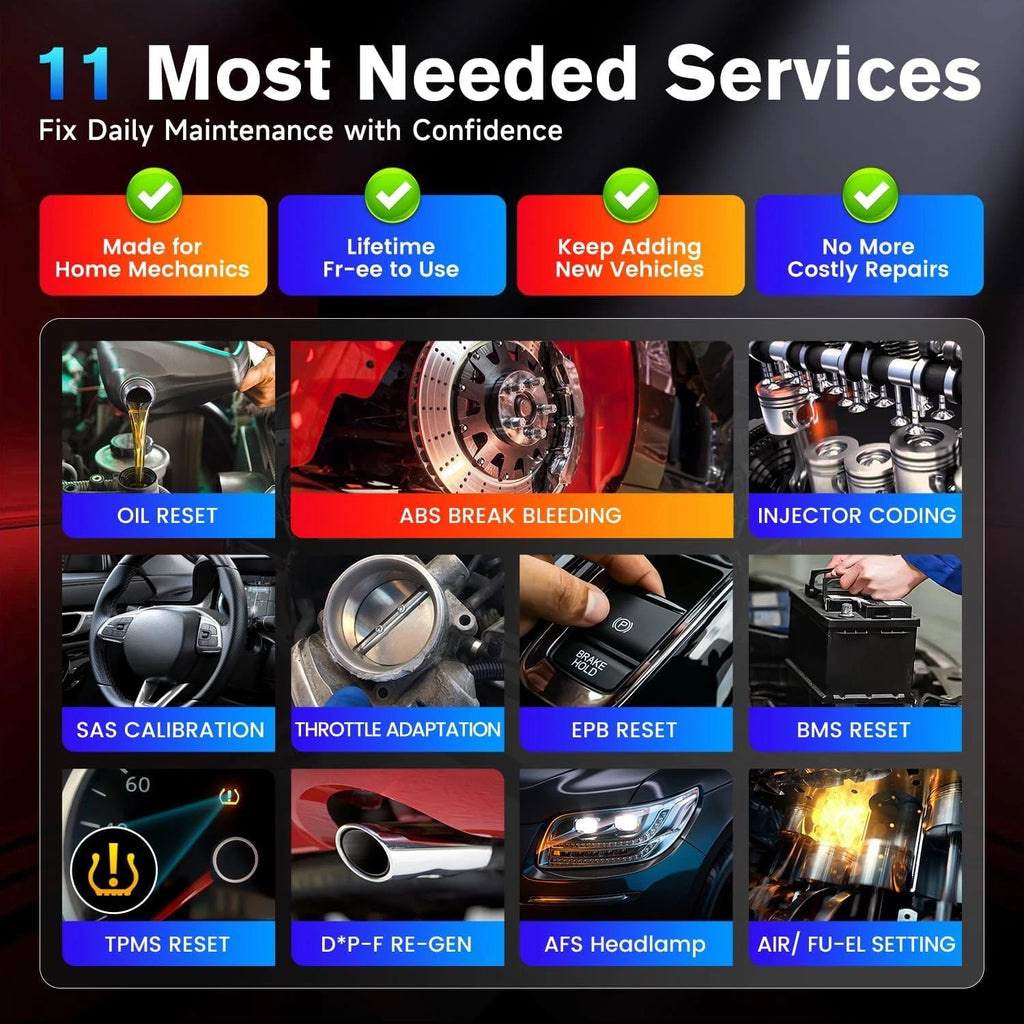 2026 Autel MD906 PRO OBD2 Scanner Bluetooth MK808 MK900 Free Lifetime Update