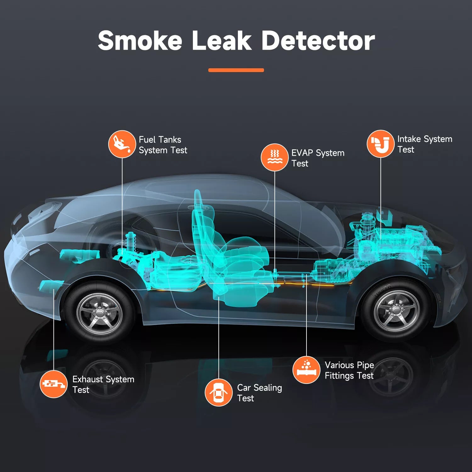 FOXWELL SD101 EVAP Smoke Machine Vacuum Leak Detector Automotive Diagnostic Tool Secondary image
