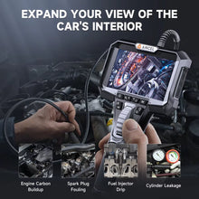 Load image into Gallery viewer, ANCEL AN301 Automotive Endoscope Camera IP67 Waterproof 2 Way Steering Borescope