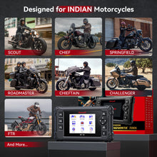 Load image into Gallery viewer, iCarsoft MT V6 INDIAN Motorcycle Diagnostic Scanner Live Data &amp; Bi-Directional