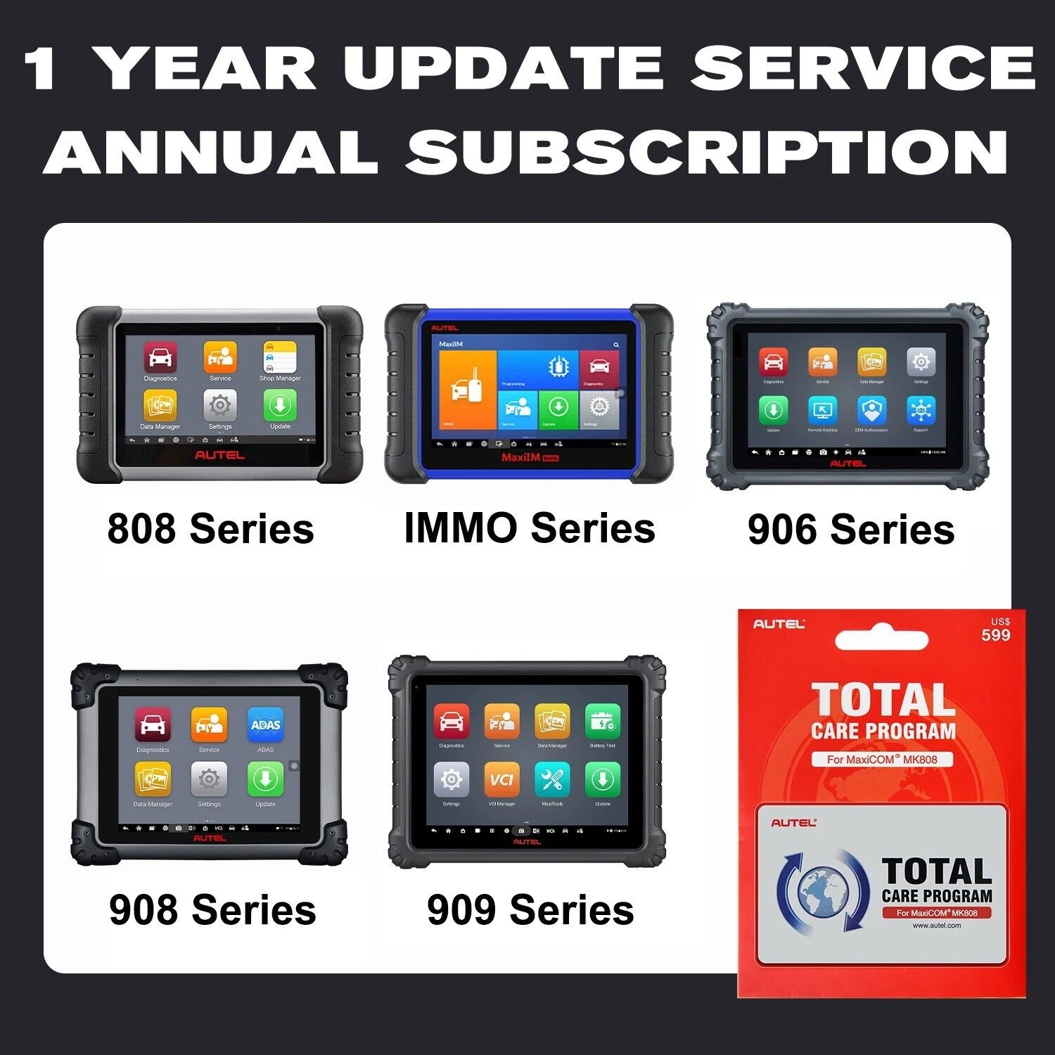 AUTEL MK808S-TS 1 YEAR UPDATE Secondary image