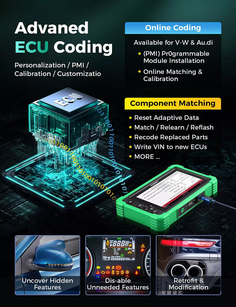 2026 LAUNCH X431 CRP919EV Full System OBD2 Scanner ECU Coding Active Tests