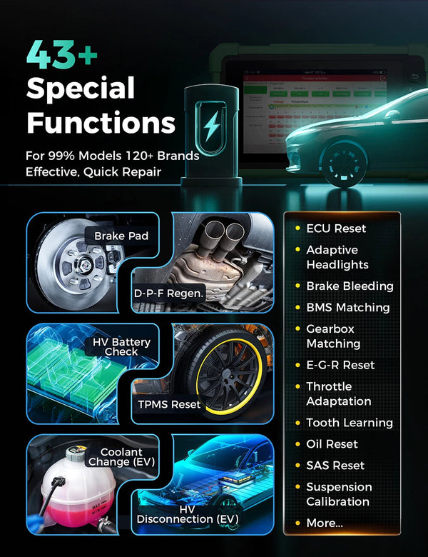 2026 LAUNCH X431 CRP919EV Full System OBD2 Scanner ECU Coding Active Tests