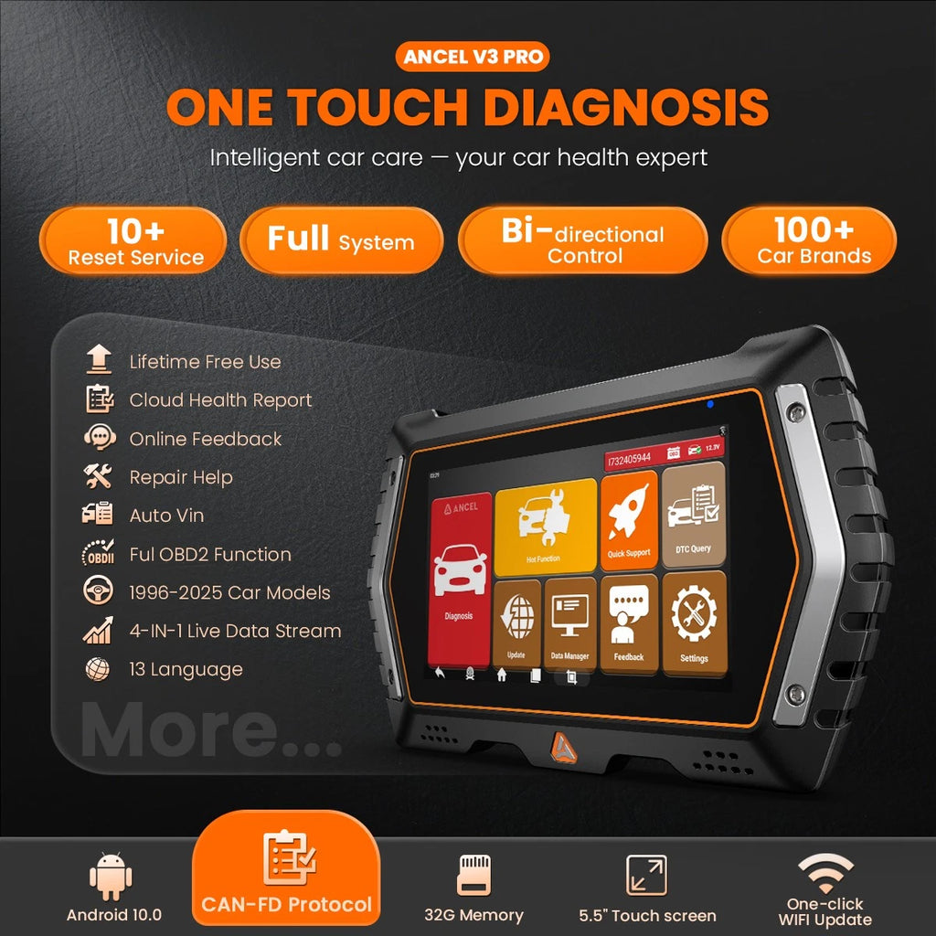 OTOFIX D1 Max2 Bi-Directional OBD2 Diagnostic Scanner ECU Coding 40+ Service