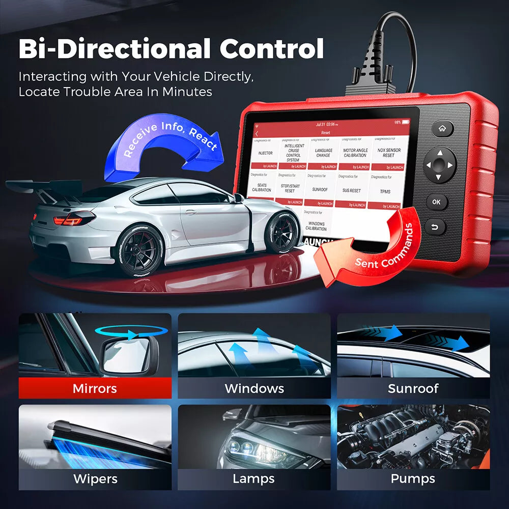 LAUNCH CRP919X lite Wireless Bidirectional Diagnostic Tool ECU Coding