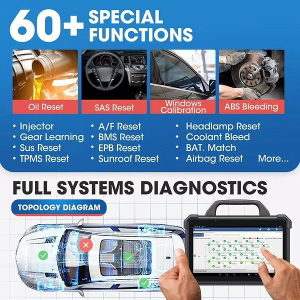 LAUNCH Scanner Complete Set PADVII X-PROG3 Truck Kit Professional Car Diagnostic