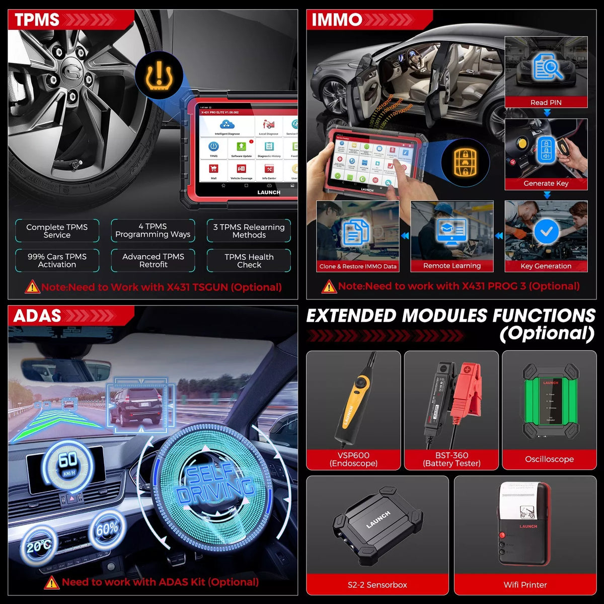 LAUNCH X431 Pros Elite Professional Automotive Scanner Car Diagnostic Tool