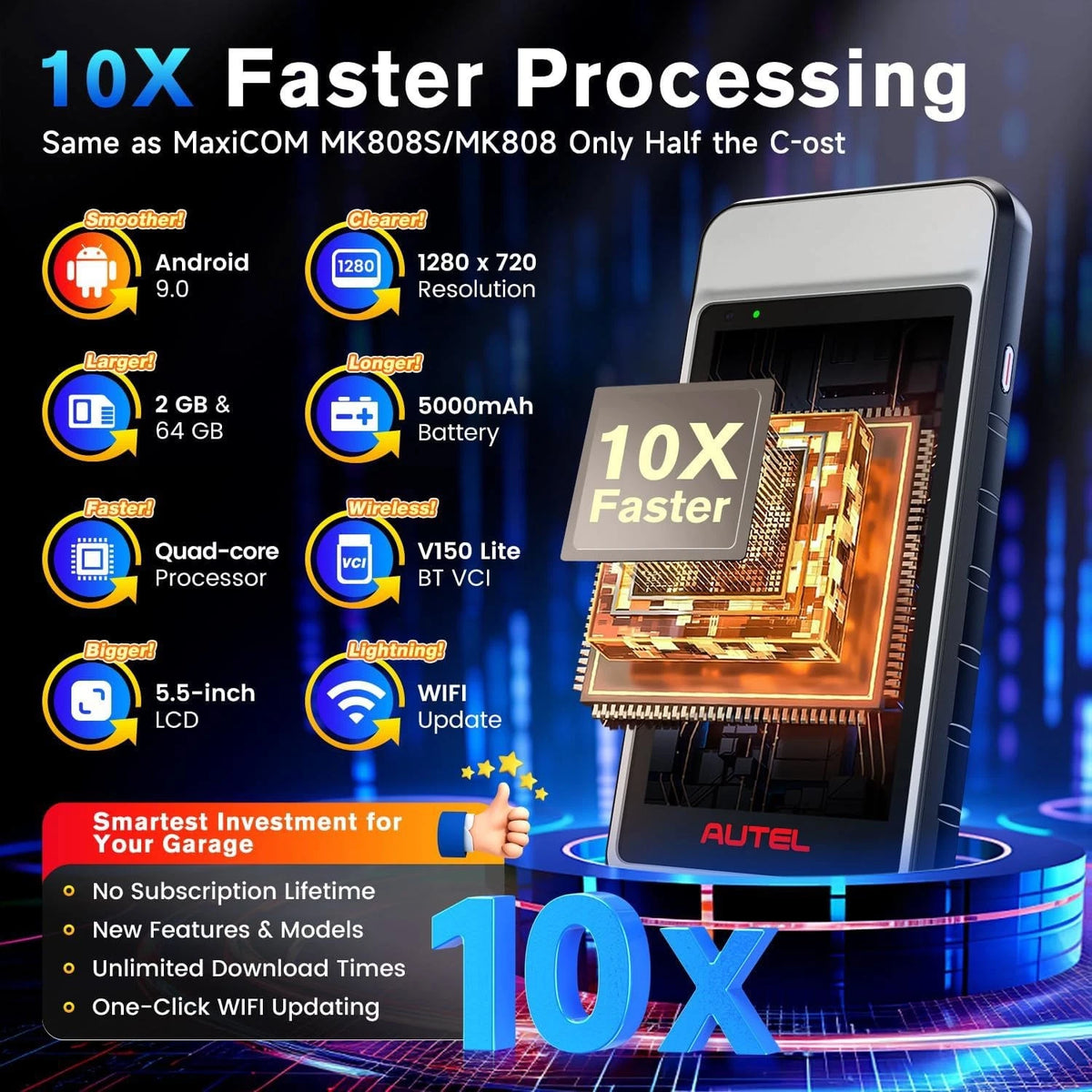 Autel MaxiDiag MD906 Pro OBD2 Diagnostic Scanner Tool