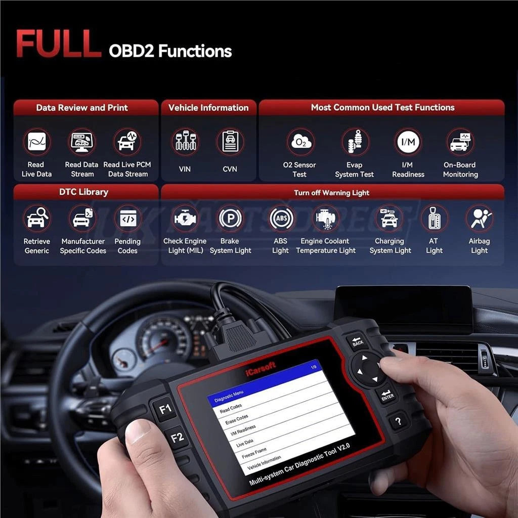 iCarsoft OP II Fits OPEL OBD2 Code Reset Diagnostic Scanner Tool