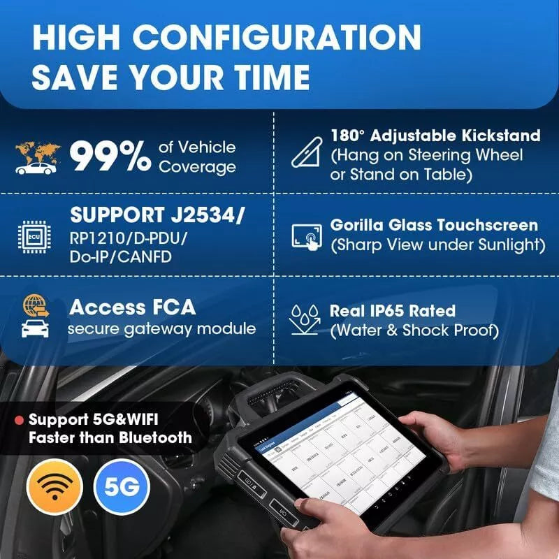 LAUNCH Scanner Complete Set PADVII X-PROG3 Truck Kit Professional Car Diagnostic