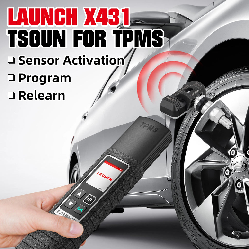 LAUNCH X431 TSGUN TPMS Tools Obd2 Scanner Car Tire Pressure Inspection Tool TPMS