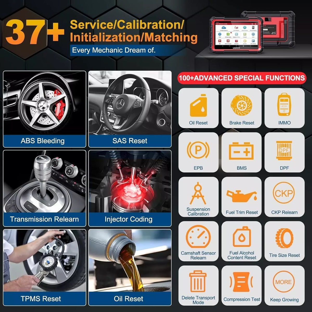 LAUNCH X431 Pros Elite Professional Automotive Scanner Car Diagnostic Tool