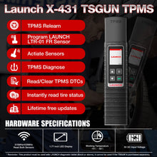 Load image into Gallery viewer, LAUNCH X431 TSGUN TPMS Tools Obd2 Scanner Car Tire Pressure Inspection Tool TPMS