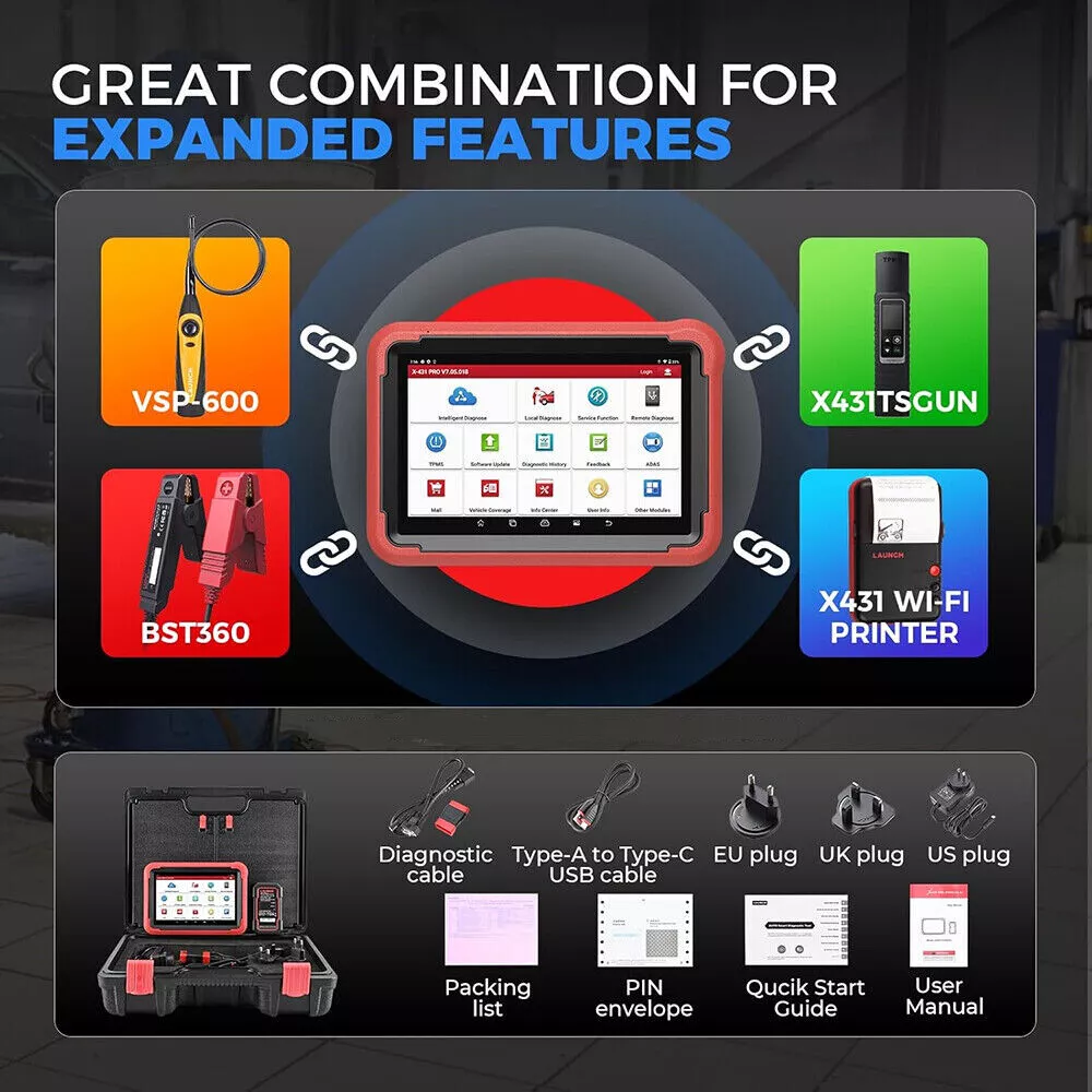 X-431 Launch X431 PROS V 5.0 Car Diagnostic Tools Automotive Diagnosis OBD Tools