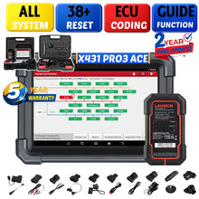 Load image into Gallery viewer, LAUNCH X431 PRO3 ACE V5.0 OBD2 Diagnostic Scanner ECU Coding Bidirectional