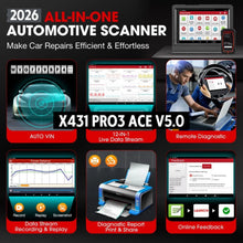 Load image into Gallery viewer, LAUNCH X431 PRO3 ACE V5.0 OBD2 Diagnostic Scanner ECU Coding Bidirectional