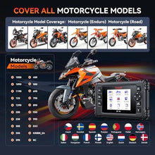 Load image into Gallery viewer, iCarsoft MT V6 Ktm Motorcycle Scan Tool Full System Scanner Lifetime Updates
