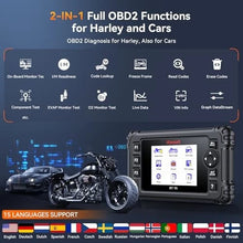 Load image into Gallery viewer, iCarsoft MT V6 Harley Motorcycle OBD2 Diagnostic Scanner Full System Engine ABS