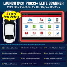 Load image into Gallery viewer, Launch X431 Pro3S V2 Full System Diagnostic Scan Tool Bidirectional 50 Services