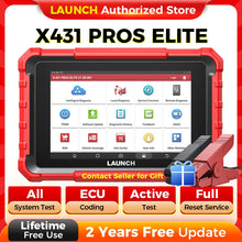 Load image into Gallery viewer, LAUNCH X431 PROS ELITE OBD2 Diagnostic Scanner Bidirectional ECU Coding CANFD DOIP AutoVIN 38+ Reset Tool