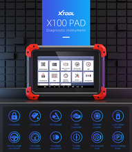 Load image into Gallery viewer, XTOOL X100 PAD Tablet Programmer IMMO Key EEPROM OBDII Diagnostic DPF