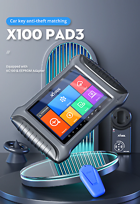 XTOOL X100 PAD3 Tablet IMMO Key Programmer OBDII Diagnostic Scanner Tool Secondary image