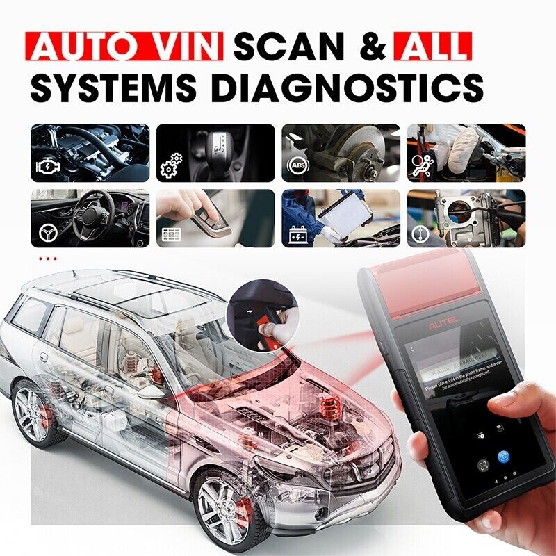 Autel MaxiBAS BT608E OBD2 Scanner 12V 100 3000CCA Battery Tester All System Tool