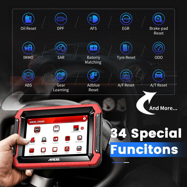ANCEL DS600 Professional OBD2 Scanner - Auto Lines Australia