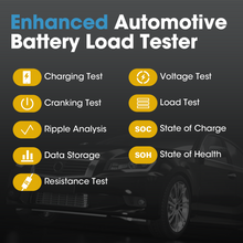 Load image into Gallery viewer, TOPDON Wireless Car Battery Tester Digital Tool AGM BT Mobile Lite Free APP