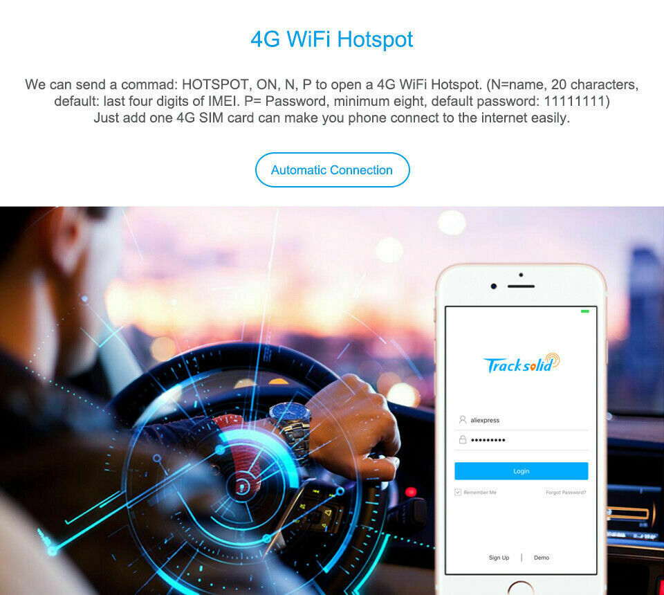 GPS TRACKER Terminal GV40 4G LTE WIFI Hotspot VEHICLE CAR VAN TRACKING DEVICE Secondary image