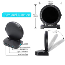 Load image into Gallery viewer, VJOYCAR V10 Car HUD OBD2 Scanner Smart Gauge Head Up Display Speed Monitoring