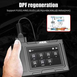 ANCEL HD3200 All System Car Diagnostic Tool Engine DPF Oil Print Report Heavy