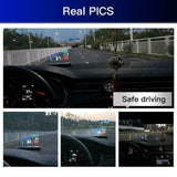 5.5" Car HUD Head Up Display OBD2 Diagnostic Tool Projector Digital Speedometer