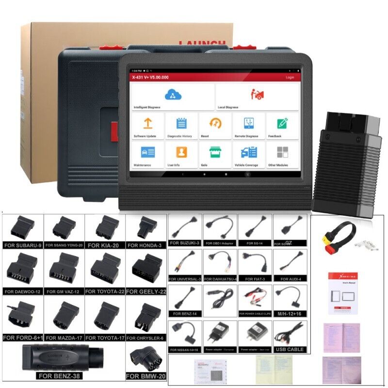Launch X431V+4.0 WIFI/Bluetooth 10.1 inch Tablet Global Version Immobilizer Program