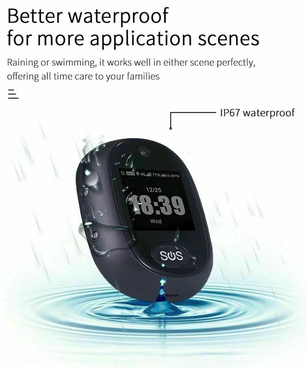 4G LTE Personal Mini GPS Tracker Waterproof IP67 Smart Tracking Kids Elderly - Auto Lines Australia