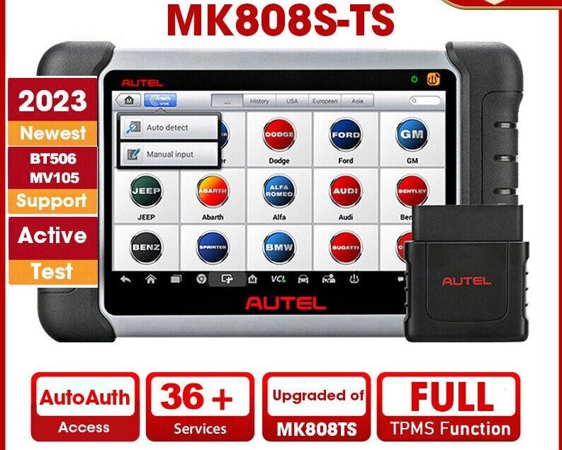 Autel MaxiCOM MK808S-TS OBD2 Bluetooth Scanner Car Tpms Diagnostic Tools Secondary image