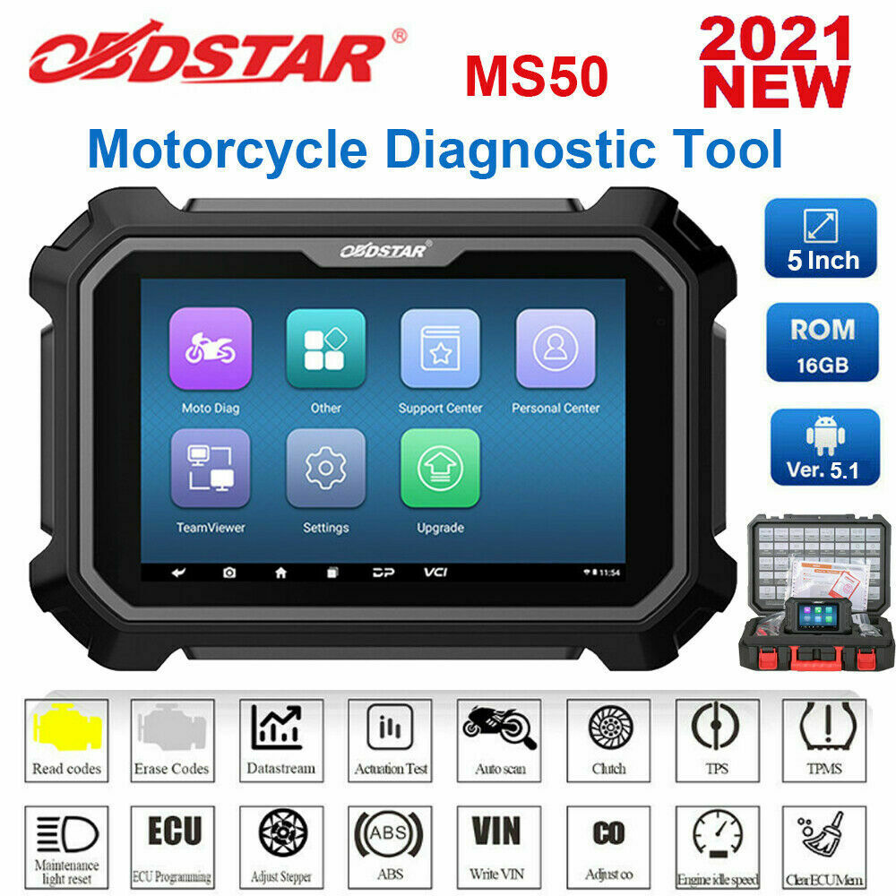 OBDSTAR MS50 Intelligent Motorcycle Motorbike Diagnostic Scanner Tool - Auto Lines Australia