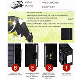 Vjoycar 2022 Latest Cow Sheep 4G GPS Tracker Solar Panel Power Collar For Cattle Auto Lines Australia