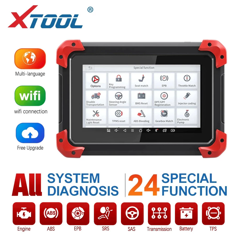 XTOOL D7 OBD2 Scanner ALL System Car Diagnostic Tool - Auto Lines Australia