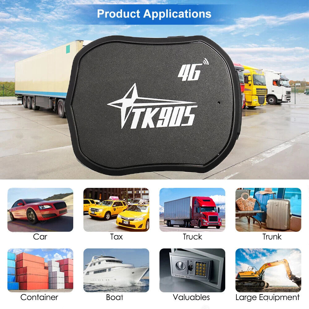 Global 4G LTE GPS Tracker TKSTAR TK905-4G 5000mAh Voice Monitor Magnet Vehicle - Auto Lines Australia