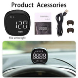 Vjoycar 2022 New Car Vehicles GPS Speedometer HUD Display MPH KMH Clock Compass