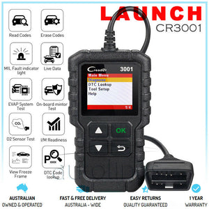 LAUNCH CR319 OBD2 Car Engine Fault Code Reader Diagnostic Scanner Scan Tool OBD - Auto Lines Australia