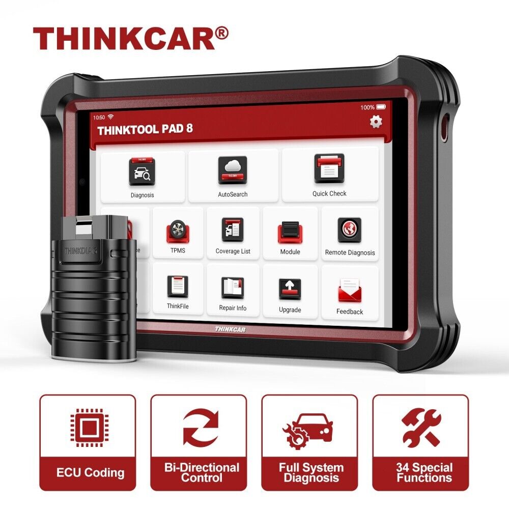 THINKCAR THINKTOOL PAD8 OBD2 Scanner Professional Automotivo Car Diagnostic Tool Secondary image
