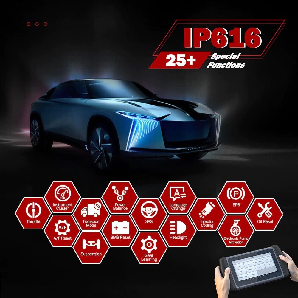 XTOOL IP616 OBD2 Scanner Automotive Car Diagnostic Tools OBD2 Scanner CodeReader