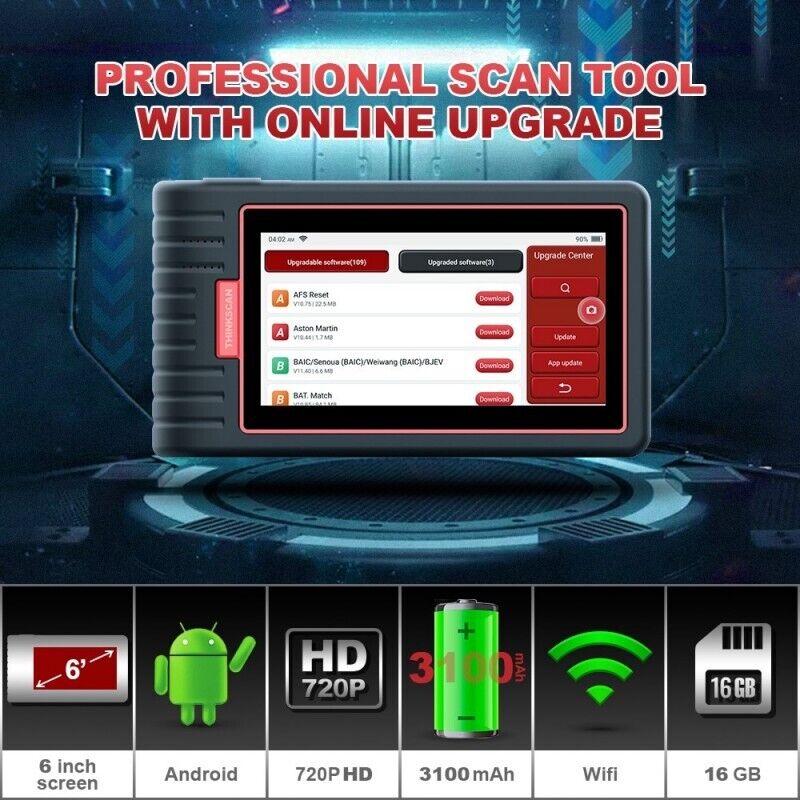 THINKSCAN MAX Car VIN Auto Scanner OBD2 Code Reader - Auto lines Australia