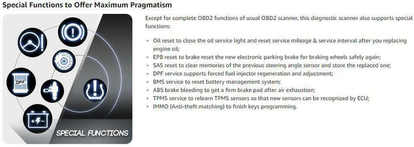 Special Order - Autel MaxiCOM MK808 OBD2 All System ECU Fault Code Reader Reset Diagnostic Scan Tool Key IMMO Coding MX808 DPF SRS ABS SRS SAS EPB BMS - AU VERSION