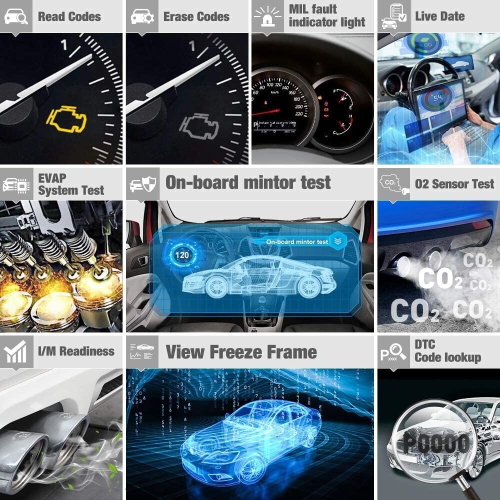 FOXWELL NT706 OBD2 Auto Code Reader 4 System Scanner Engine ABS SRS Transmission - Auto Lines Australia