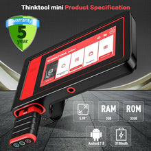 Load image into Gallery viewer, THINKCAR Thinktool Mini OBD2 Car Automotive Scanner All System DPF IMMO 28 Reset - Auto Lines Australia