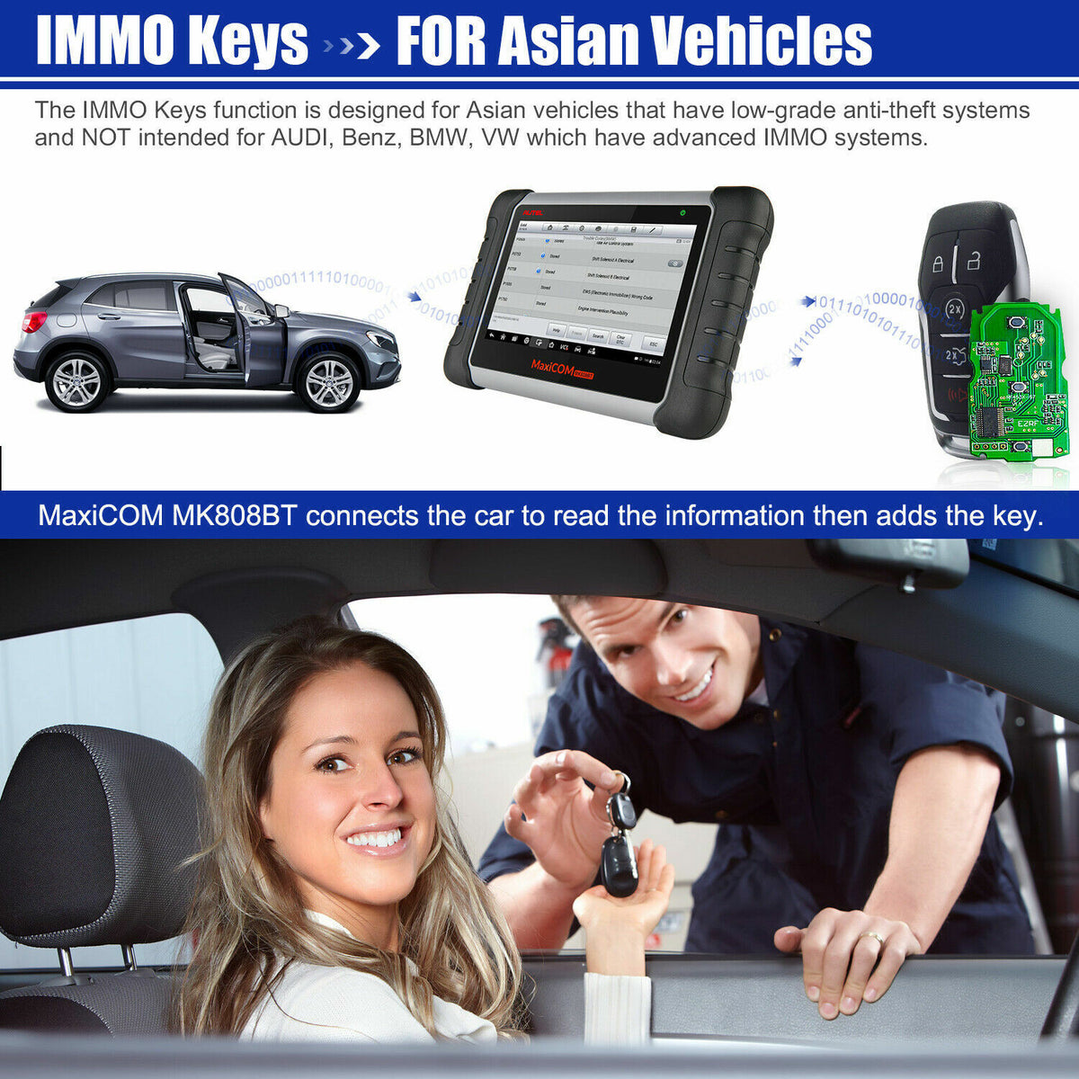 Autel MK808 BT Car Diagnostic Scan Tool - Auto Lines Australia
